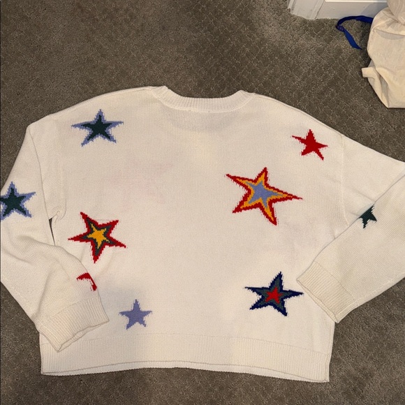 Rails Sweaters - Rails Perci Star Cotton & Cashmere Intarsia Sweater